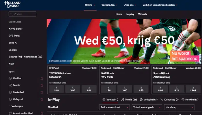 Holland Casino Online Sportsbook