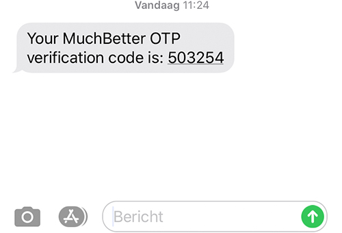 sms van MuchBetter