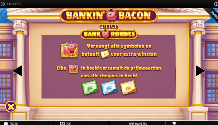 bonus ronde bankin bacon